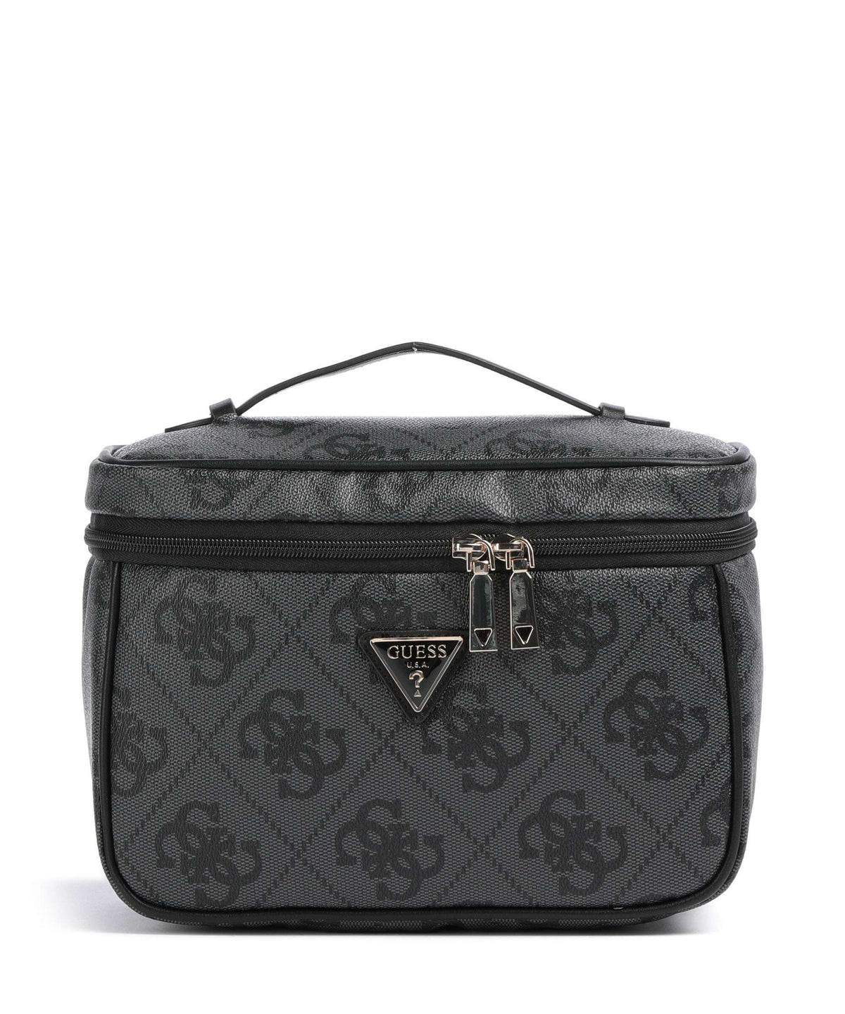 Guess Berta 4G Logo Toiletry bag coal logo