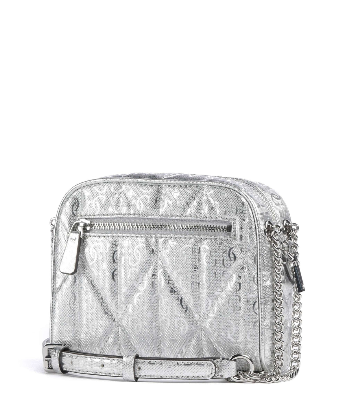 Guess Aldina G-Shine Crossbody bag silver