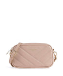 Lancaster Soft Matelassé Crossbody tas nuderose