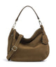 Abro Suede Juna Small Hobo tas military