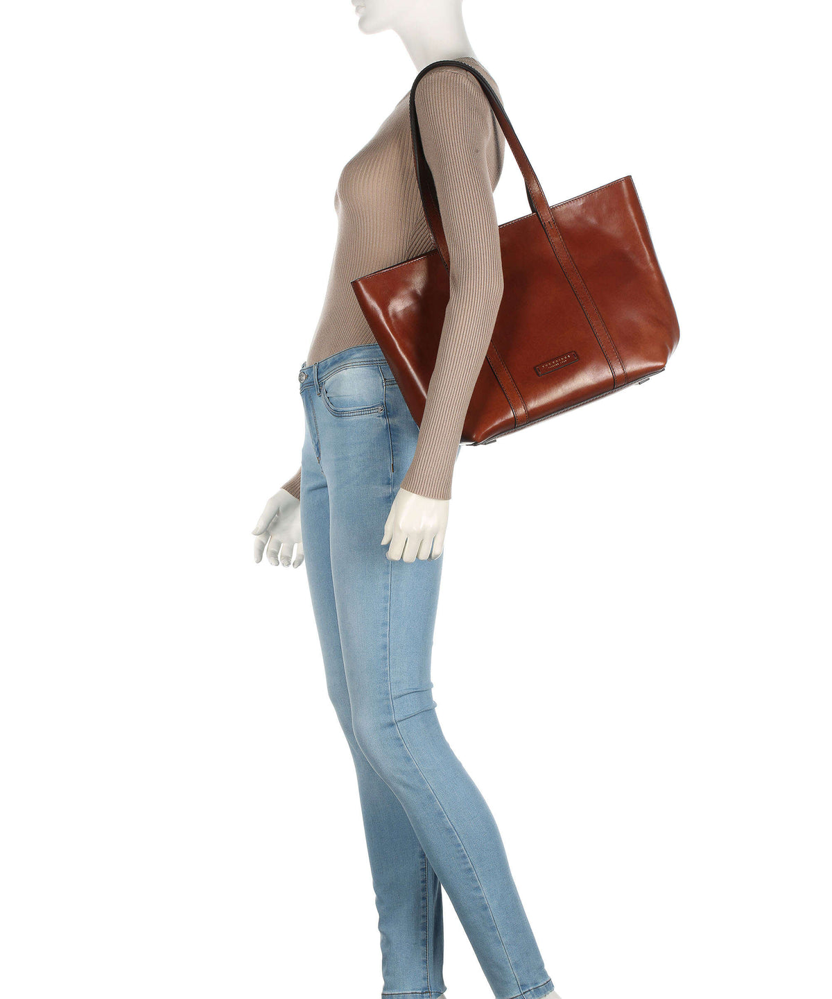 The Bridge Vittoria Tote bag marrone