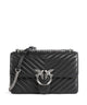 Pinko Love One Classic Schoudertas nero/old silver