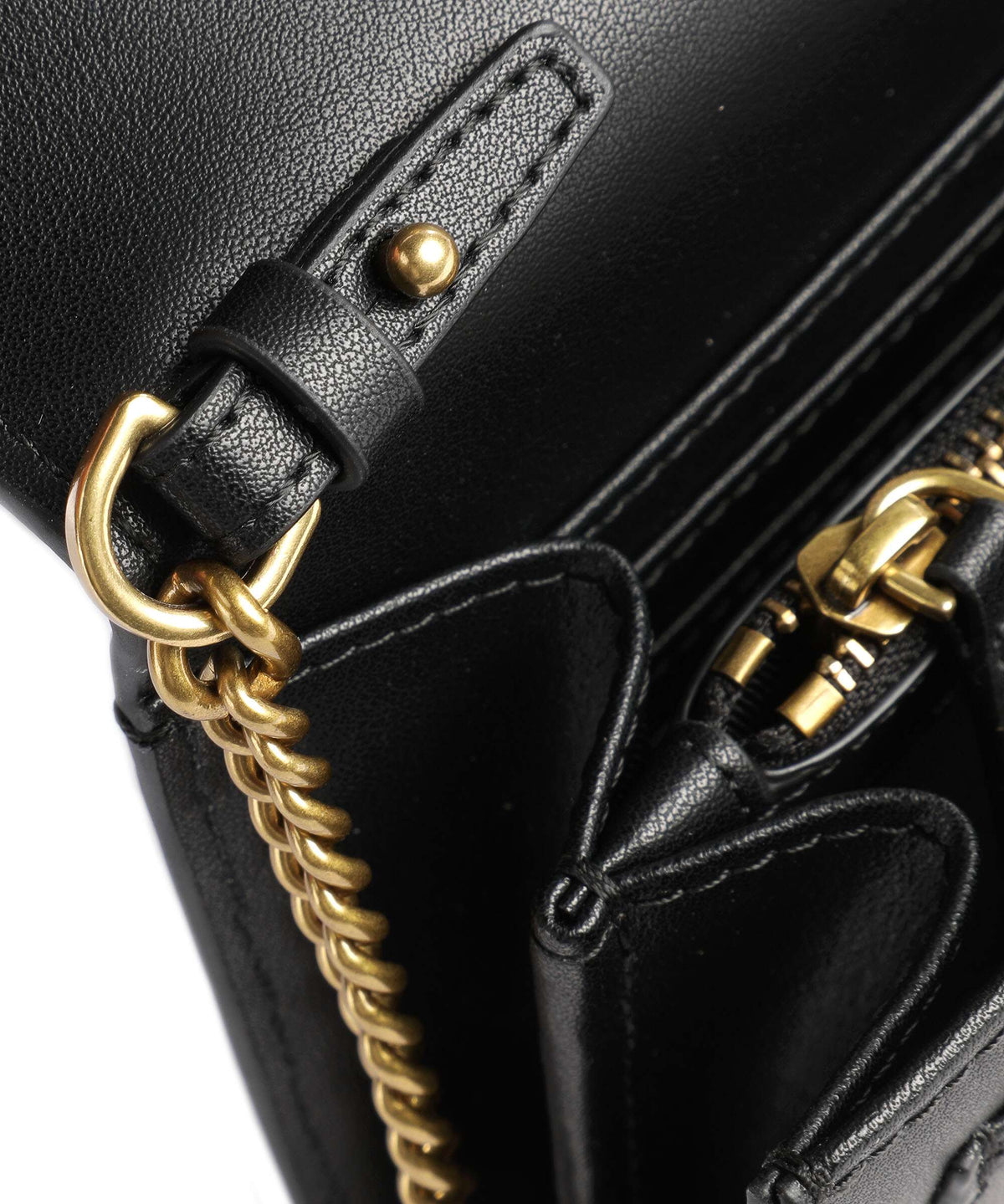 Pinko Love One Wallet nero/antique gold