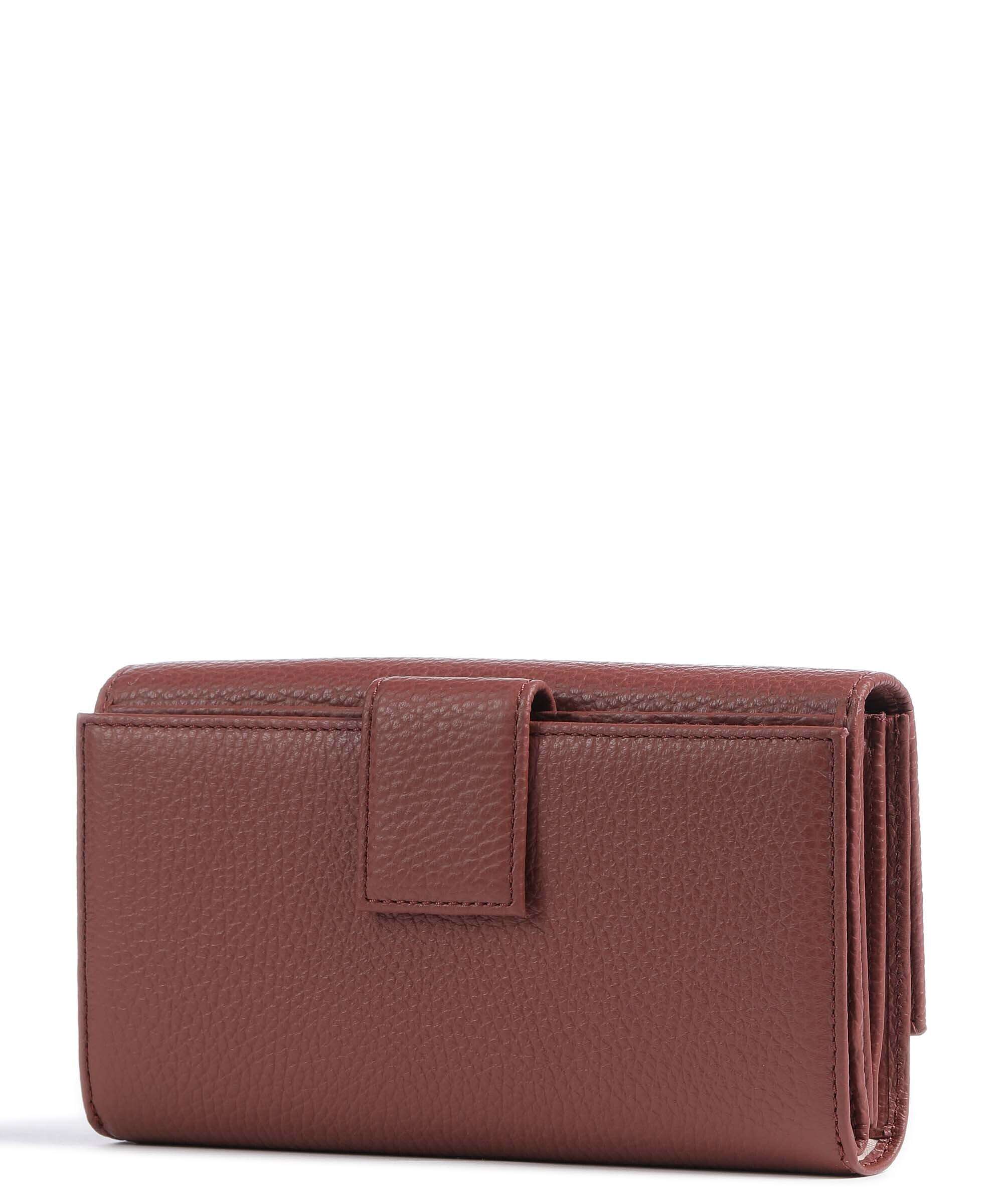 Coccinelle Metallic Soft Wallet brandy