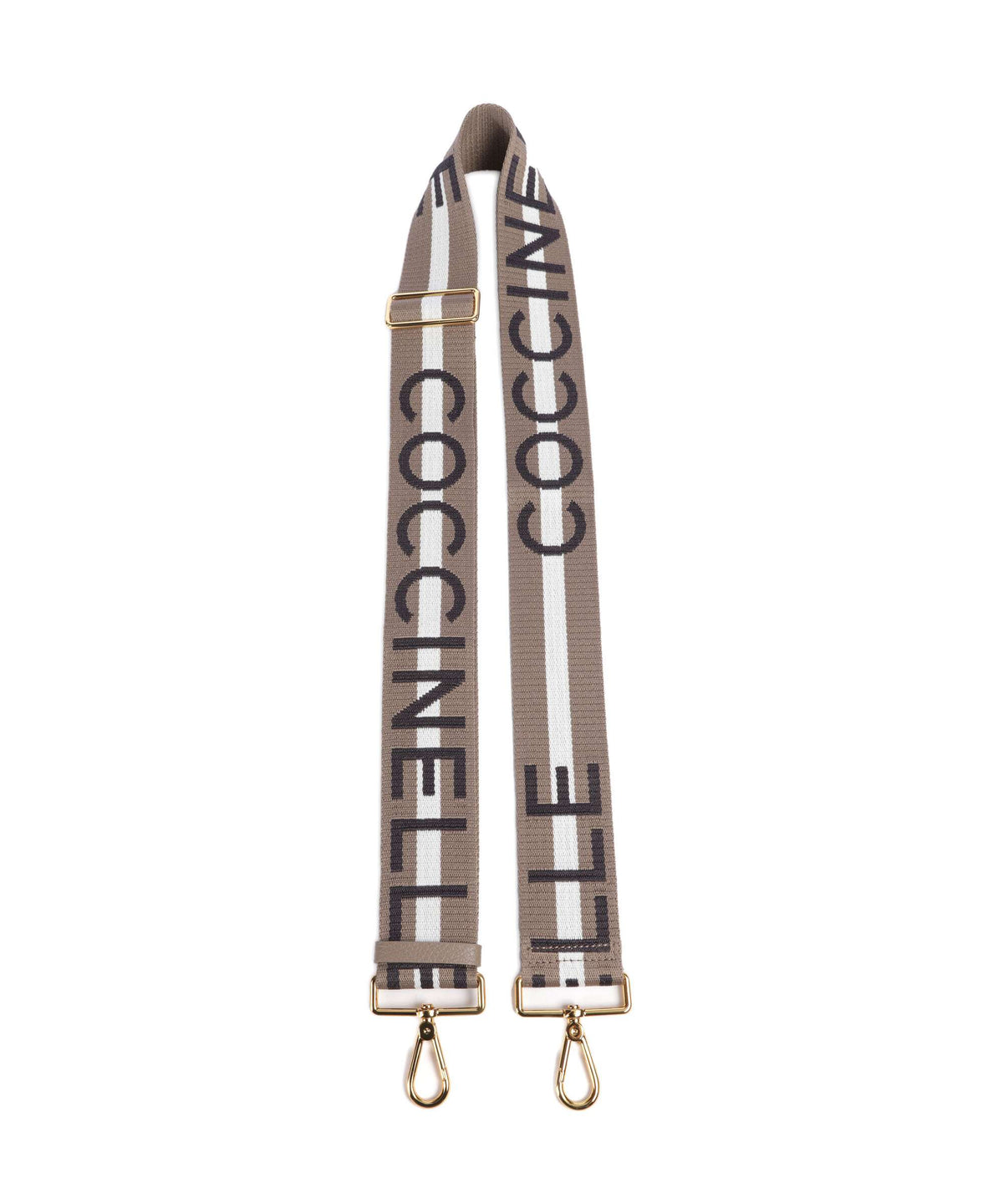 Coccinelle Nastro Signature Bag strap multicolour/warm taupe