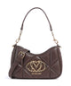 Love Moschino Embossed Q Shoulder bag chocolate