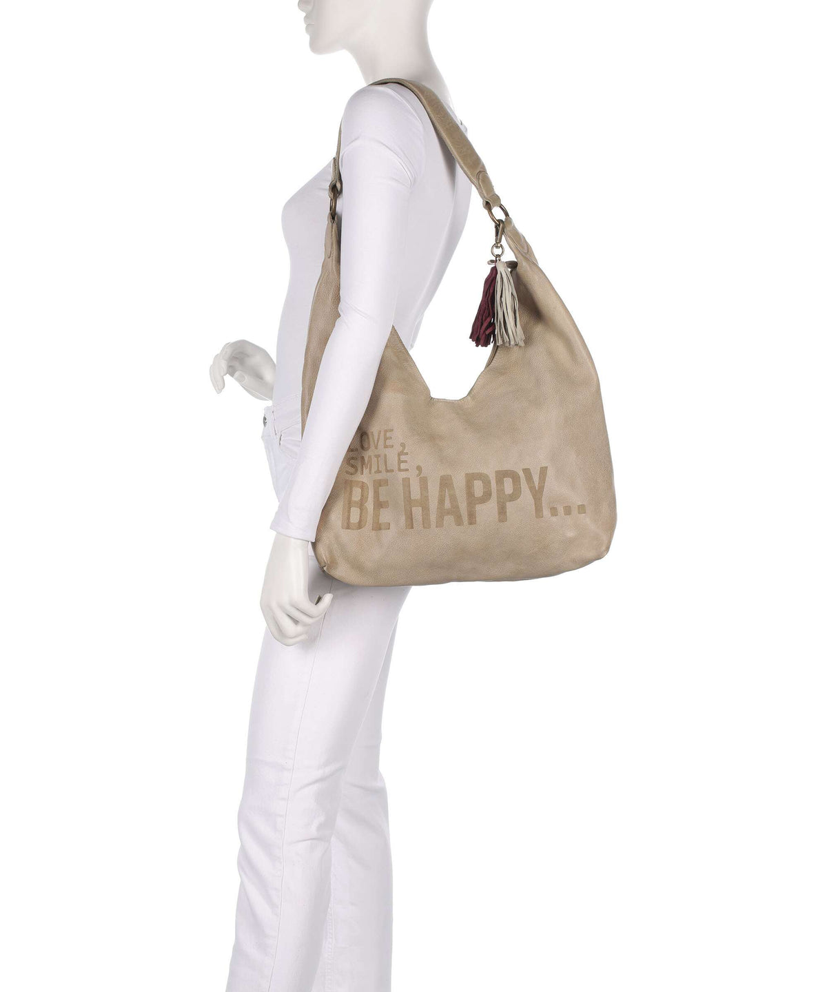 Taschendieb Wien Glücksbrücke 4 Hobo bag cream