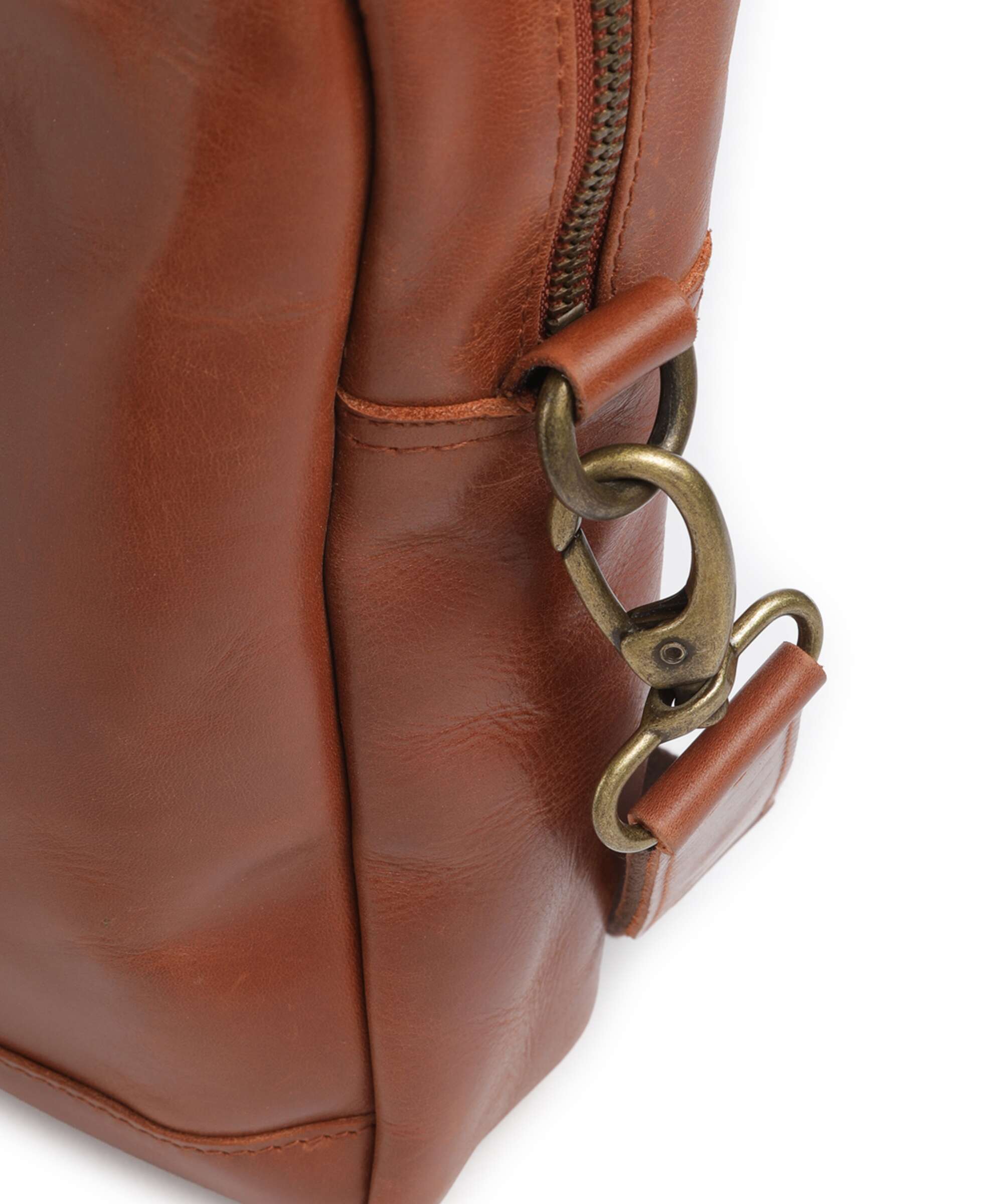 Buckle & Seam Everett Briefcase cognac