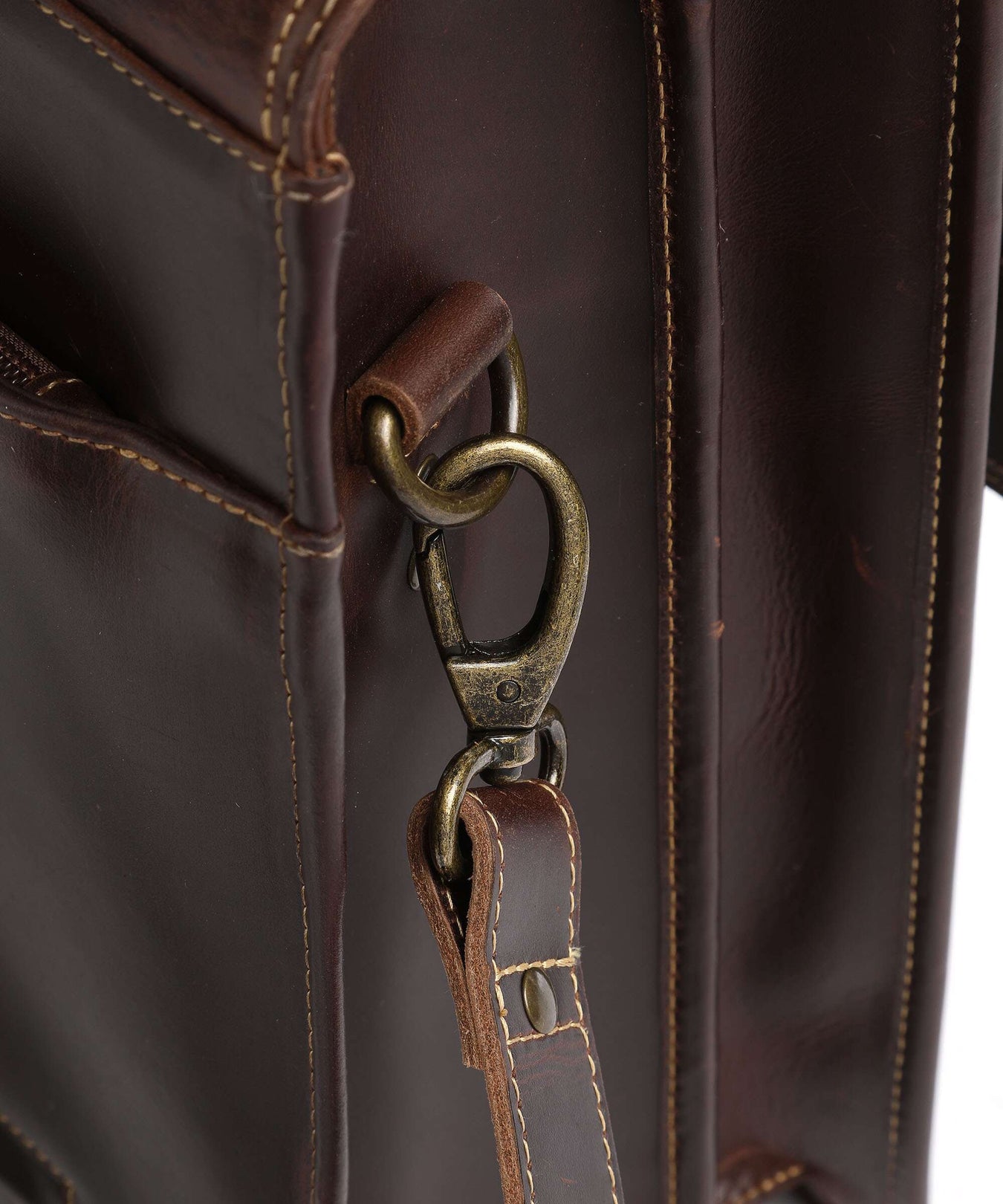 Buckle & Seam Nevada Briefcase brown