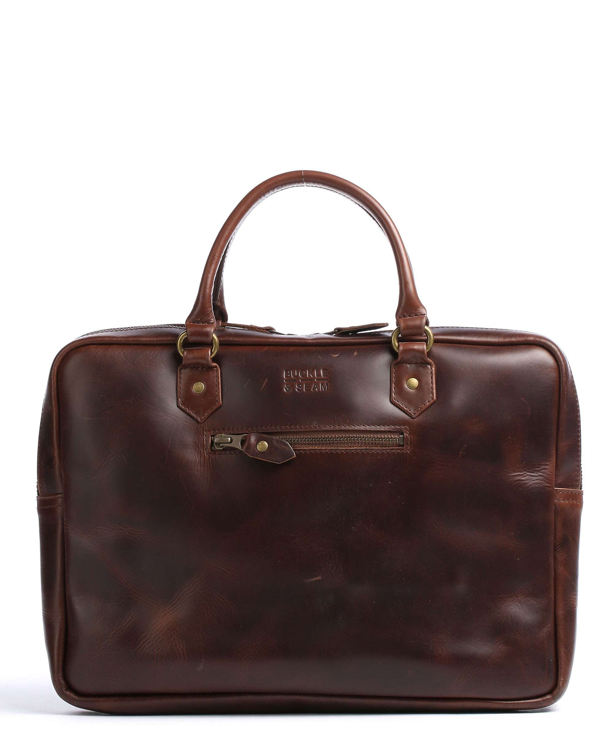 Buckle & Seam Cali Briefcase brown