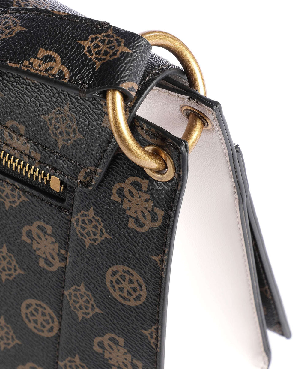 Guess Basilea Crossbody bag mocha logo