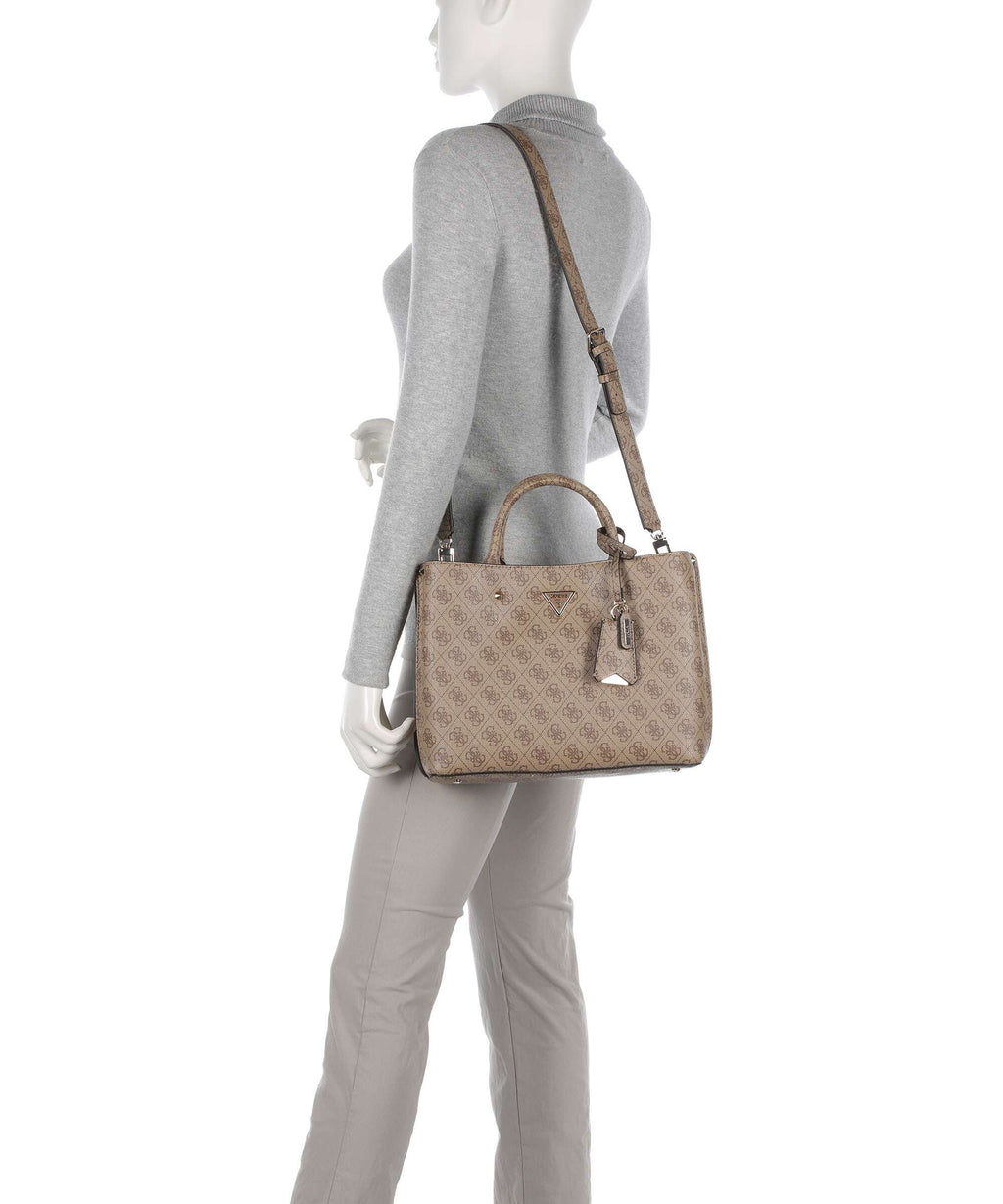 Guess Meridian Handbag latte logo