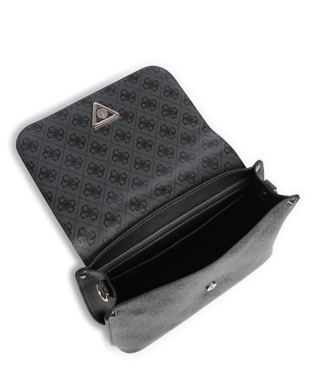 Guess Meridian Crossbody bag coal logo