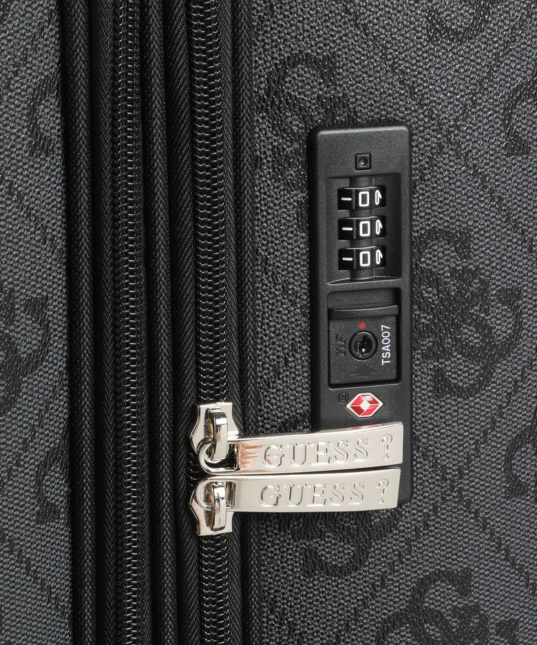 Guess Berta Spinner (4 wheels) coal logo