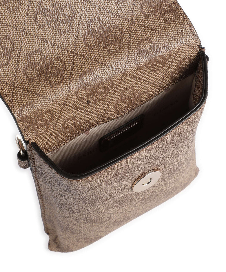 Guess Latona Phone bag latte logo