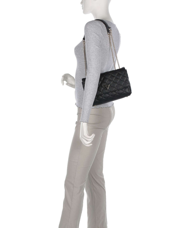 Guess Carly Eco Shoulder bag black
