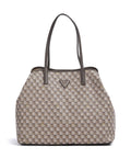 Guess G Wave Large Tote bag brown logo
