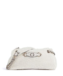 Guess Aslia Shearling Schoudertas white