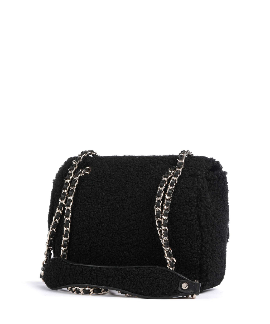 Guess Aslia Shearling Shoulder bag black