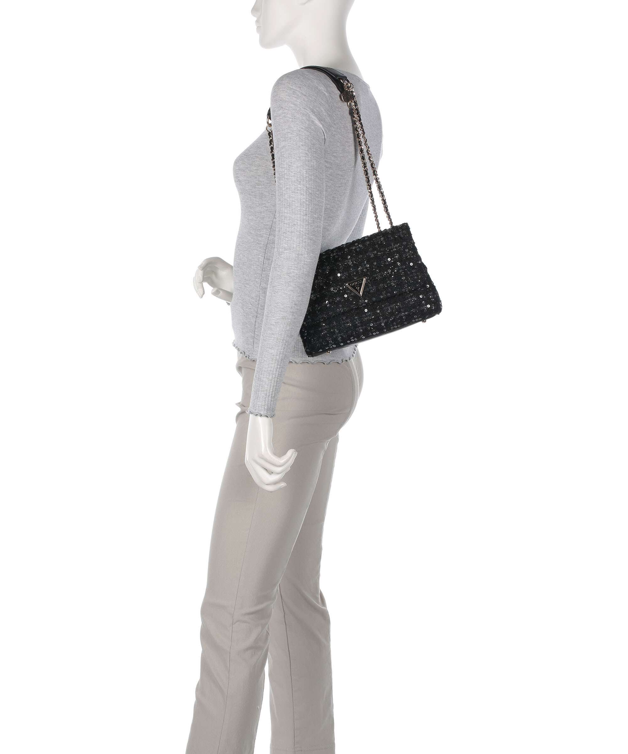 Guess Giully Shoulder bag black/grey