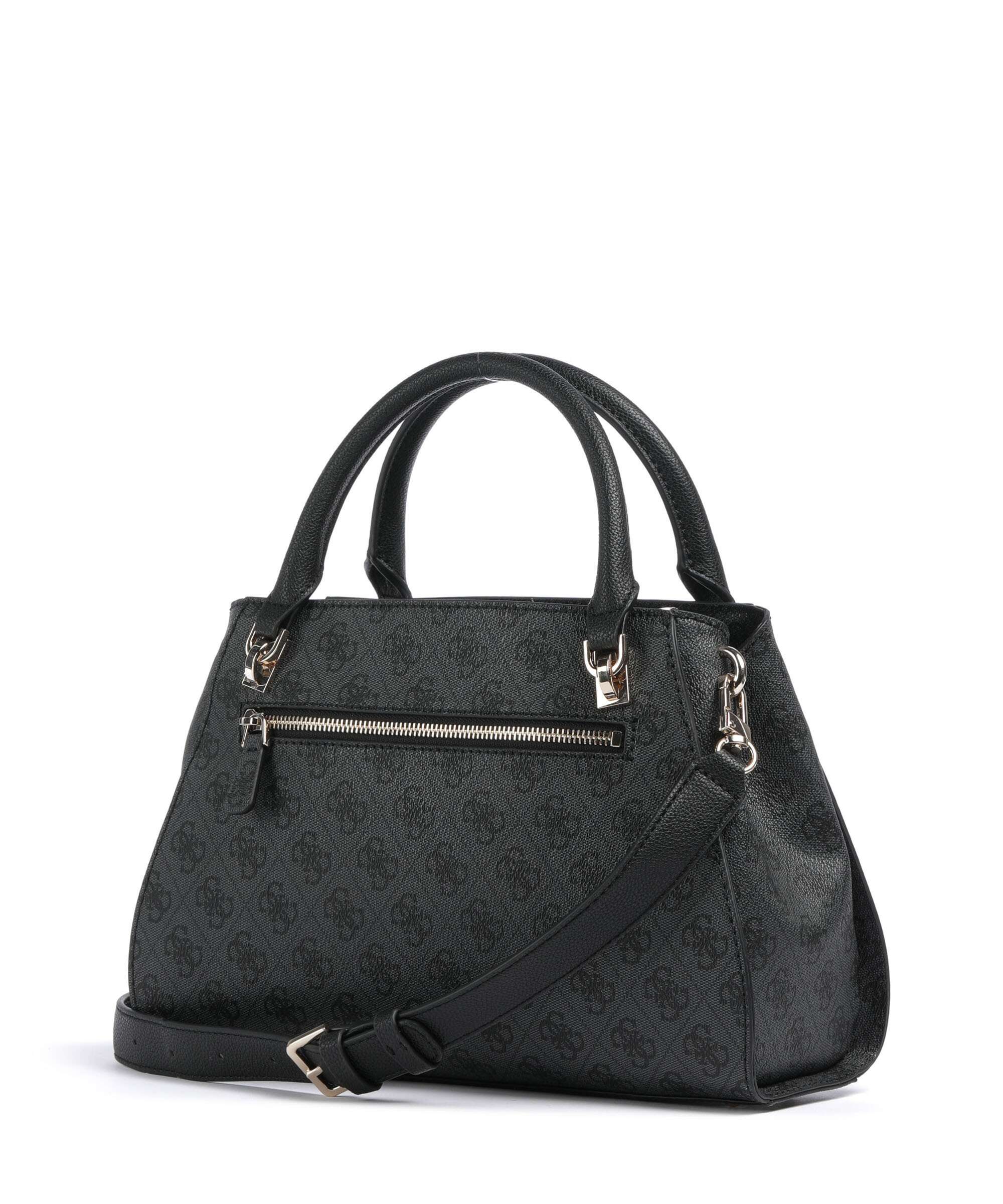 Guess Noelle 4G Basique Logo Handbag coal logo