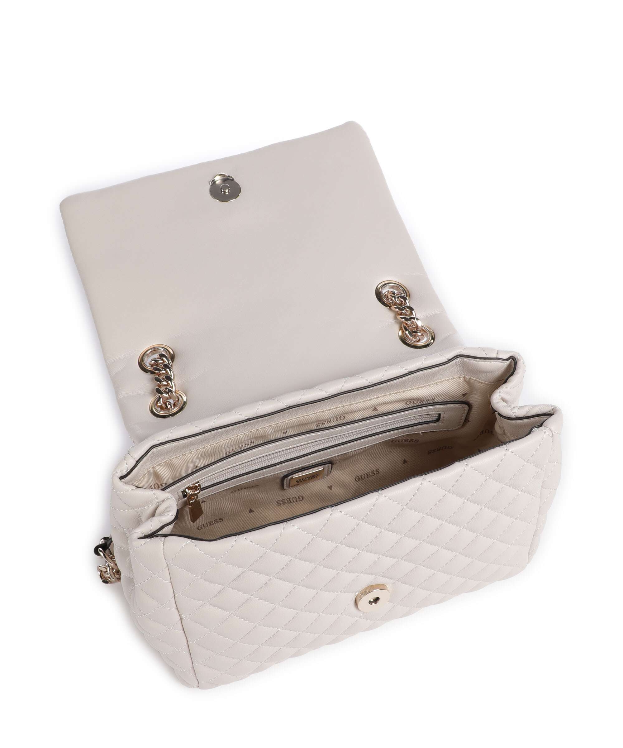 Guess Rianee Eco Shoulder bag stone