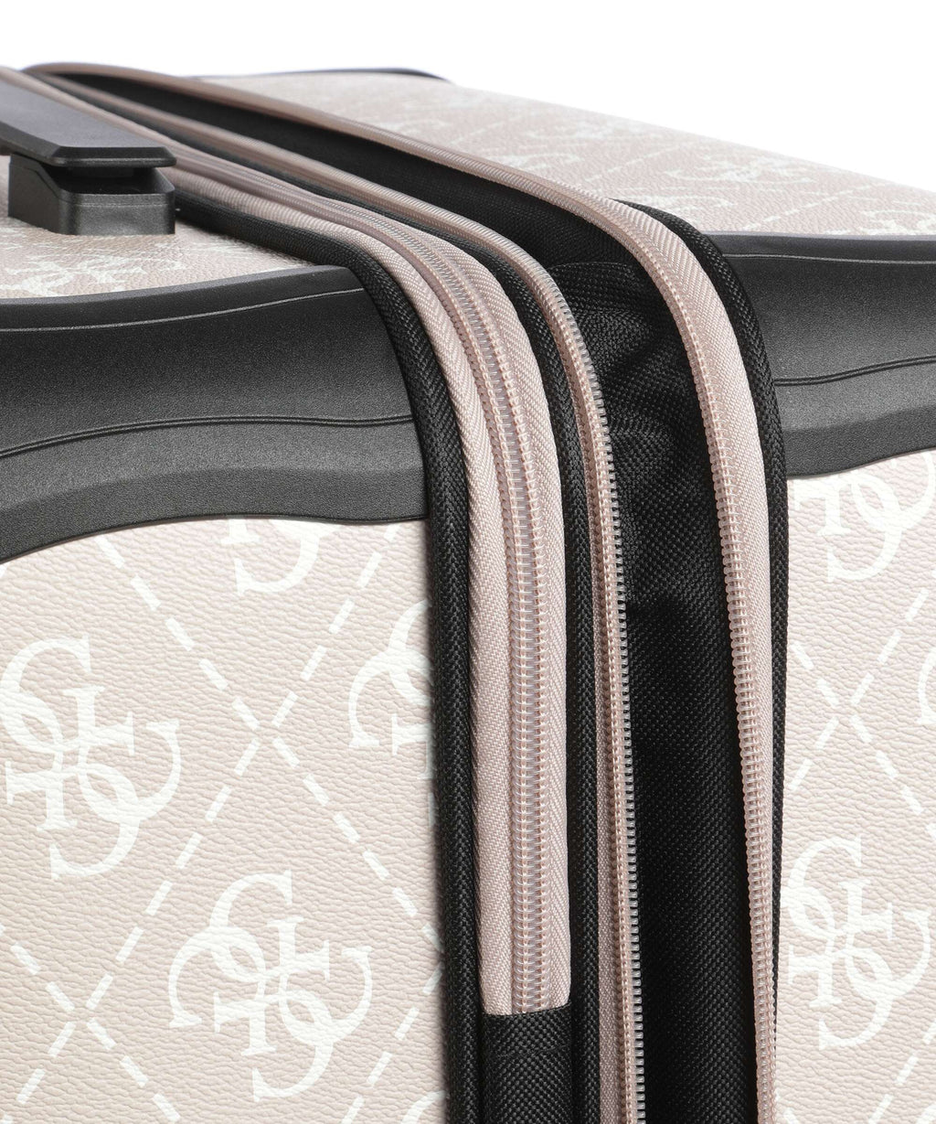 Guess Berta Maxi 4G Spinner (4 wheels) sand logo