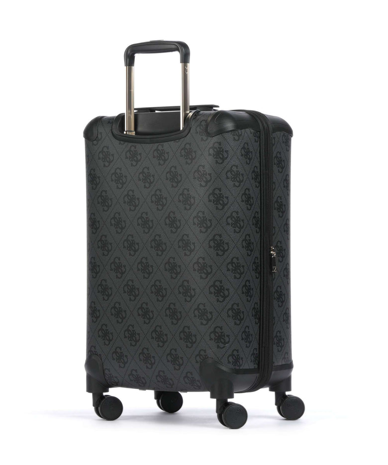 Guess Berta Maxi 4G Spinner (4 wheels) coal logo