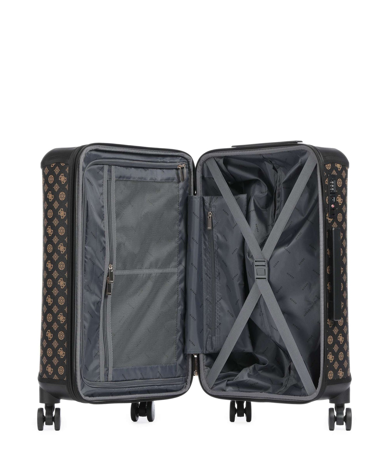 Guess Wilder Spinner (4 wheels) brown