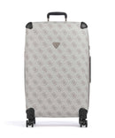 Guess Berta 4G Logo Trolley (4 wielen) dark taupe logo