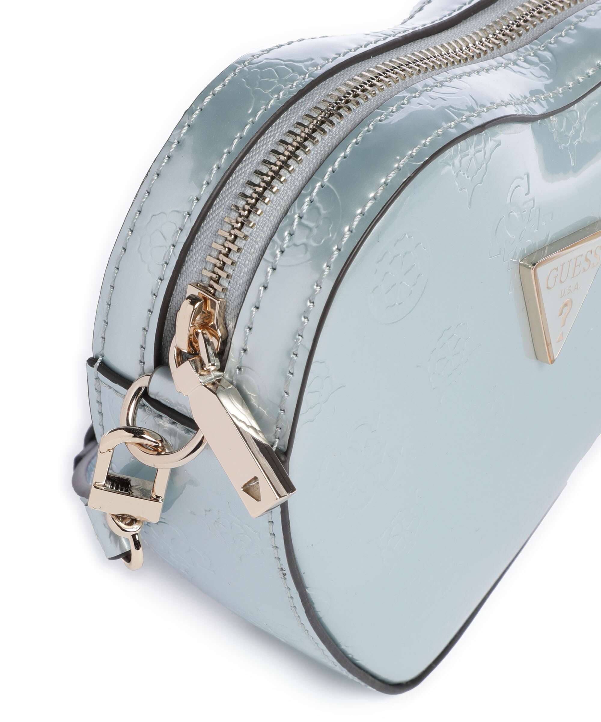 Guess Arnela Crossbody bag powder blue logo