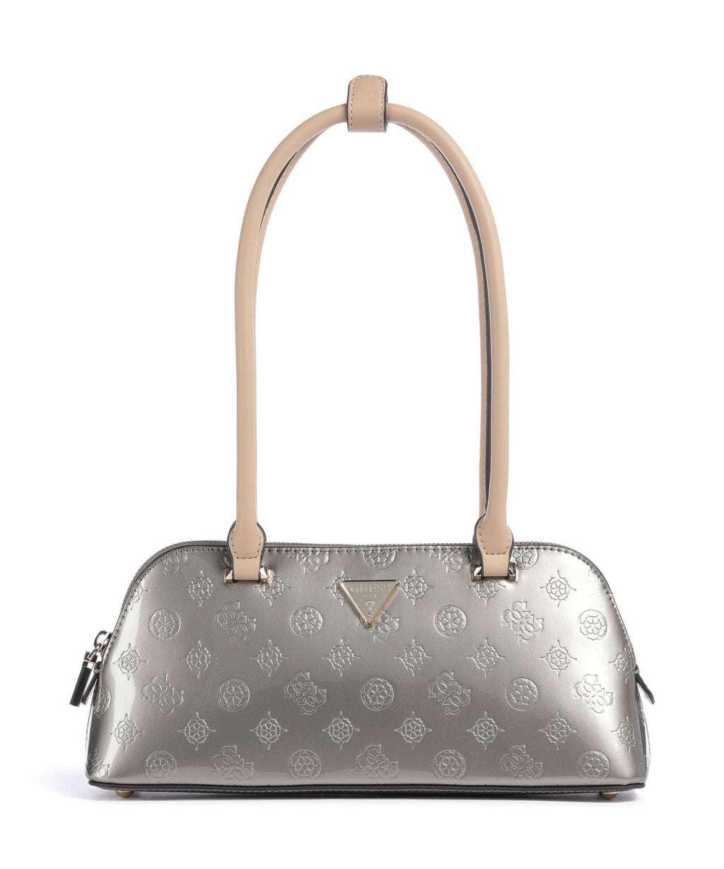 Guess Arnela Shoulder bag pewter logo