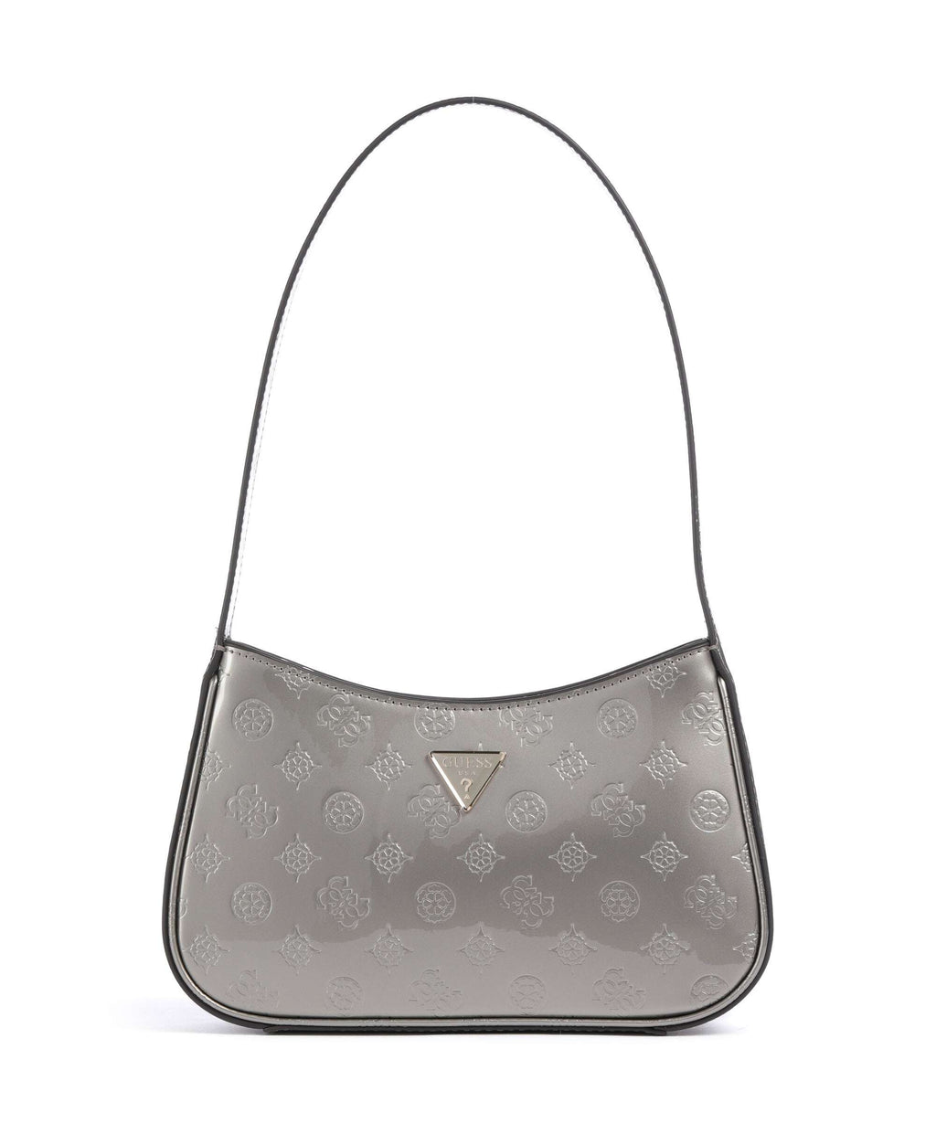 Guess Arnela Shoulder bag pewter logo