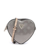 Guess Arnela Crossbody tas pewter logo