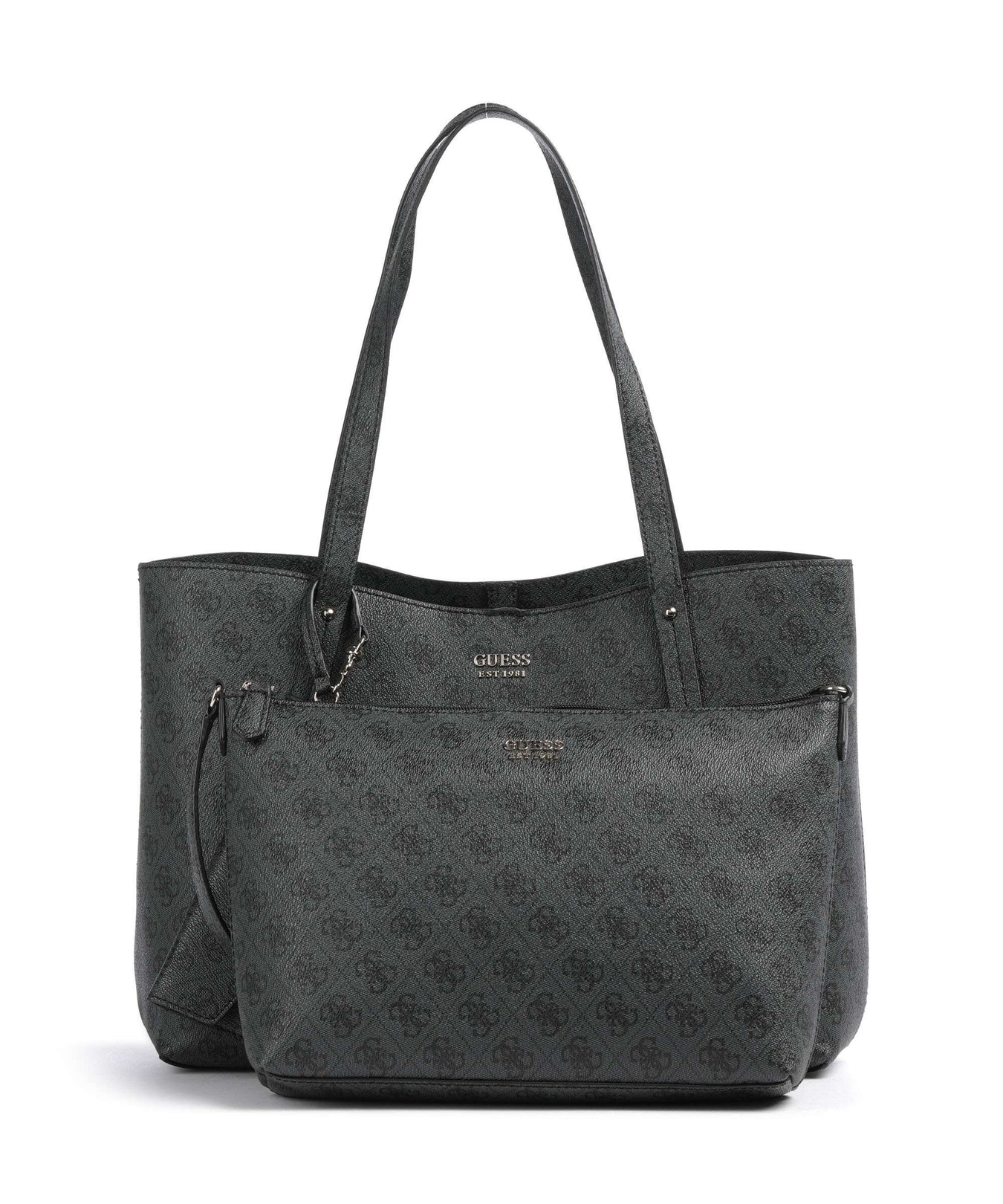 Guess Brenton Tote bag coal logo