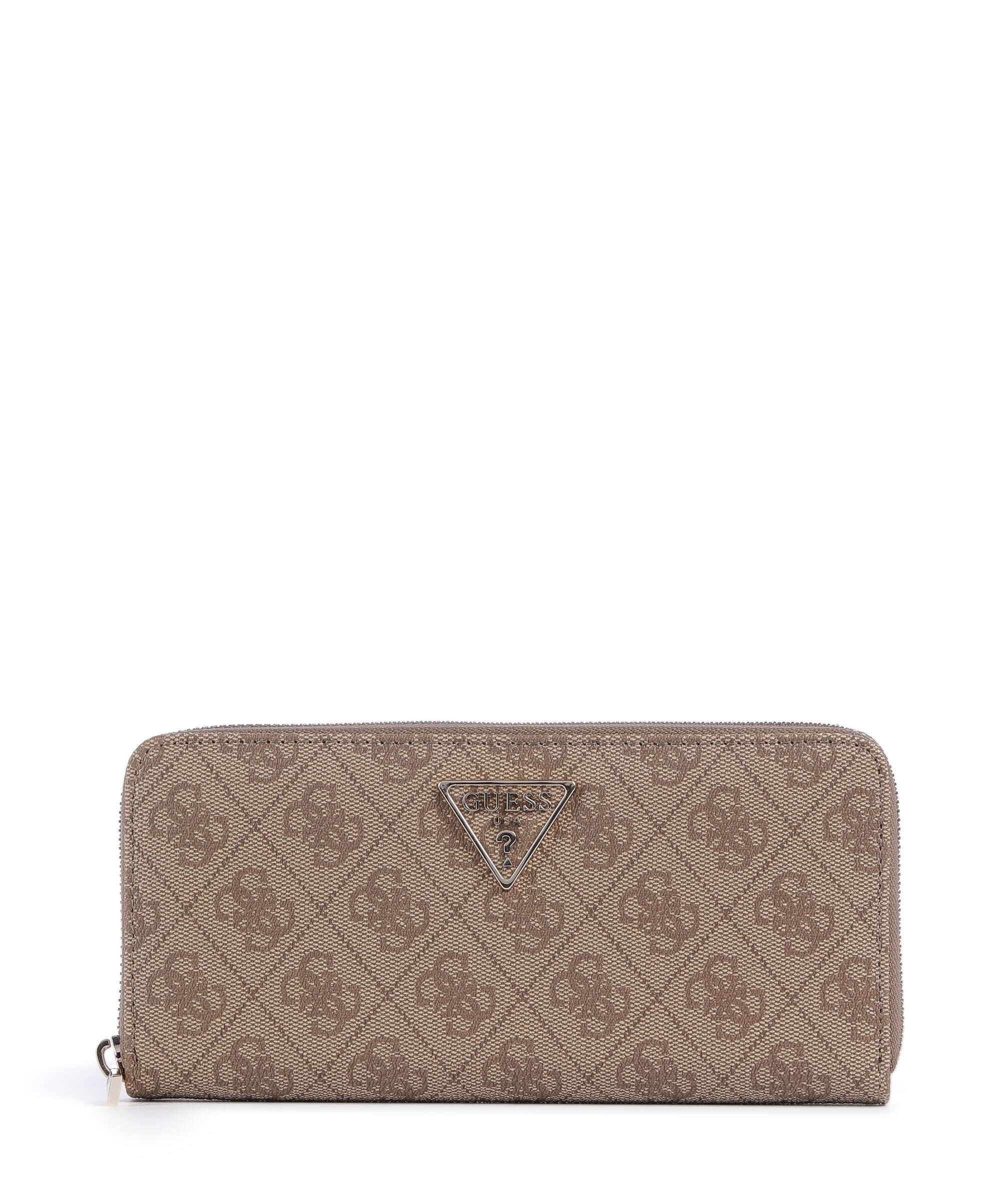 Guess Laurel II Large Wallet latte logo