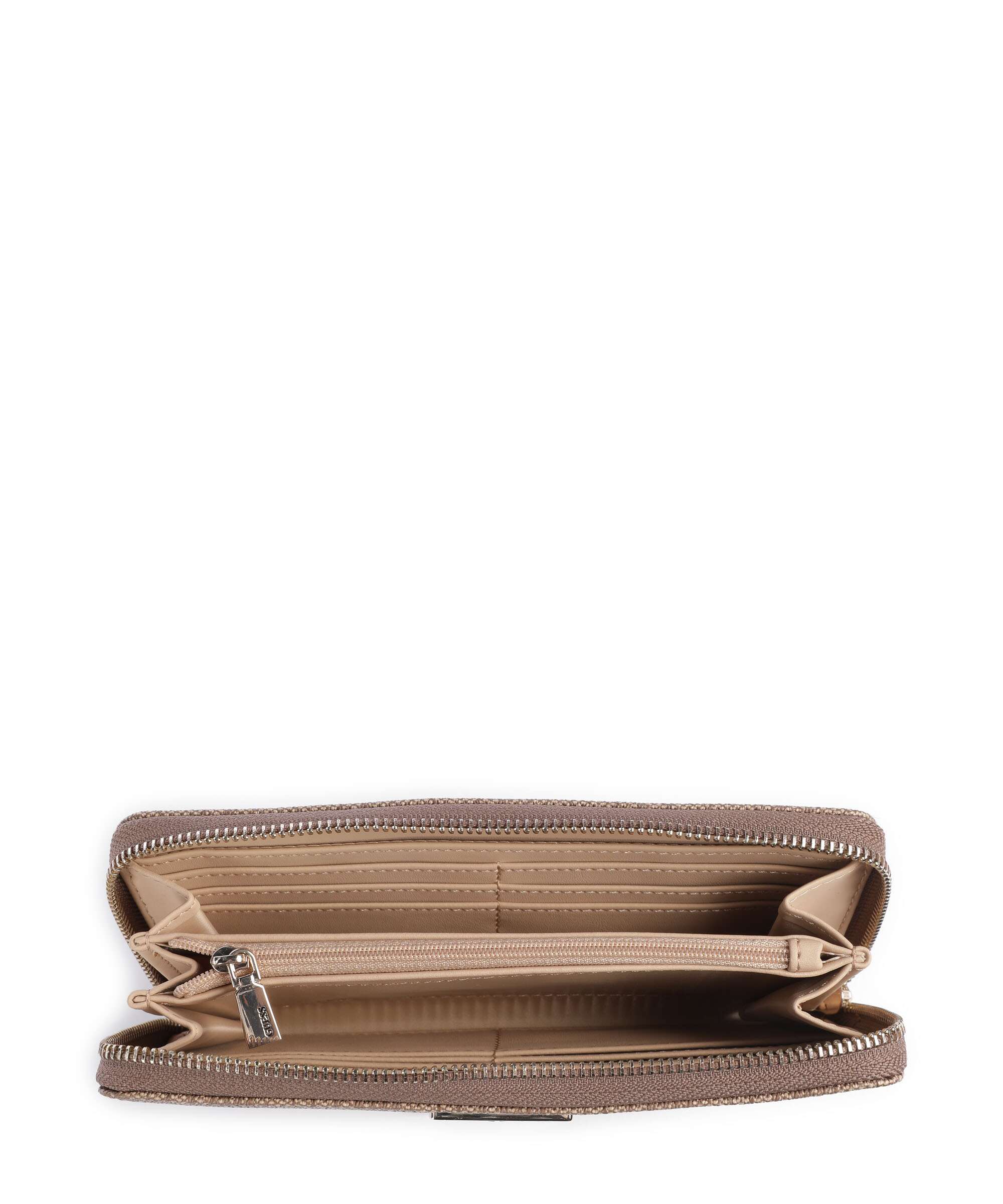 Guess Laurel II Large Wallet latte logo