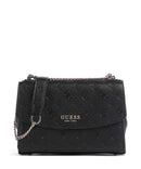Guess Phoebe Peony Debossed Schoudertas black logo