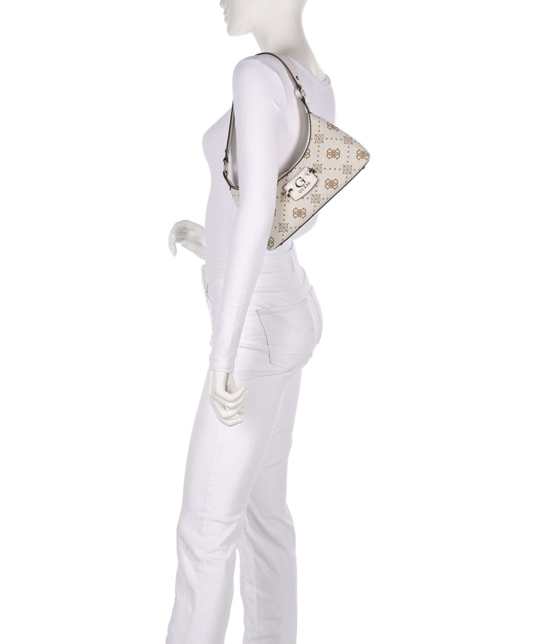 Guess Neda 4G Peony Logo Shoulder bag offwhite logo