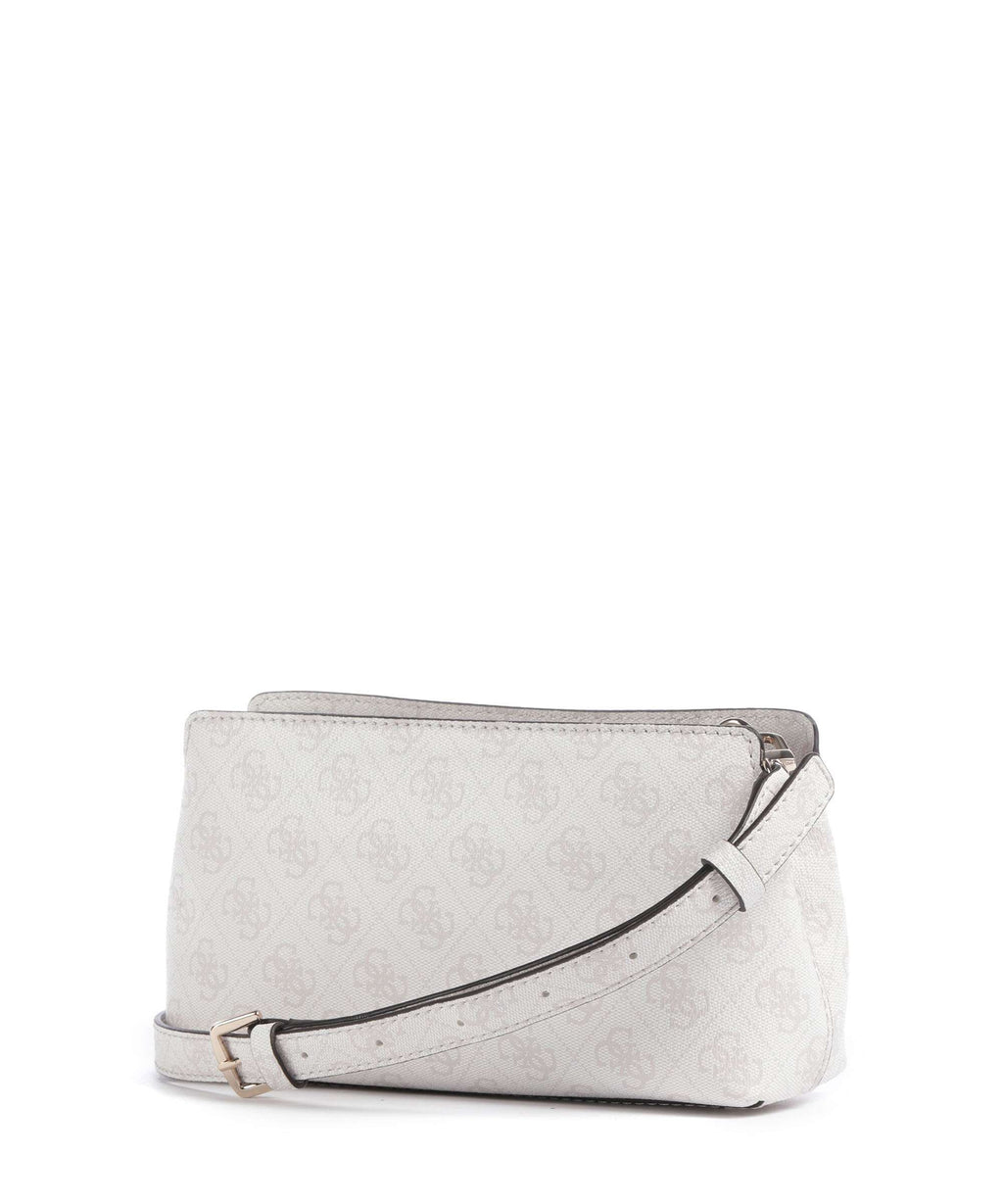 Guess Katya 4G Logo Crossbody bag white logo