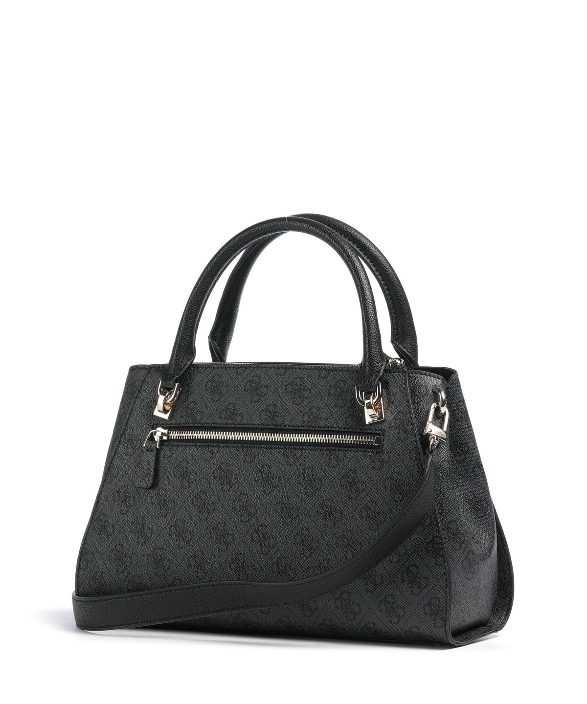 Guess Noelle 4G Logo Handbag coal logo