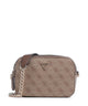 Guess Noelle Crossbody tas latte logo/brown