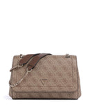 Guess Noelle Schoudertas latte logo/brown