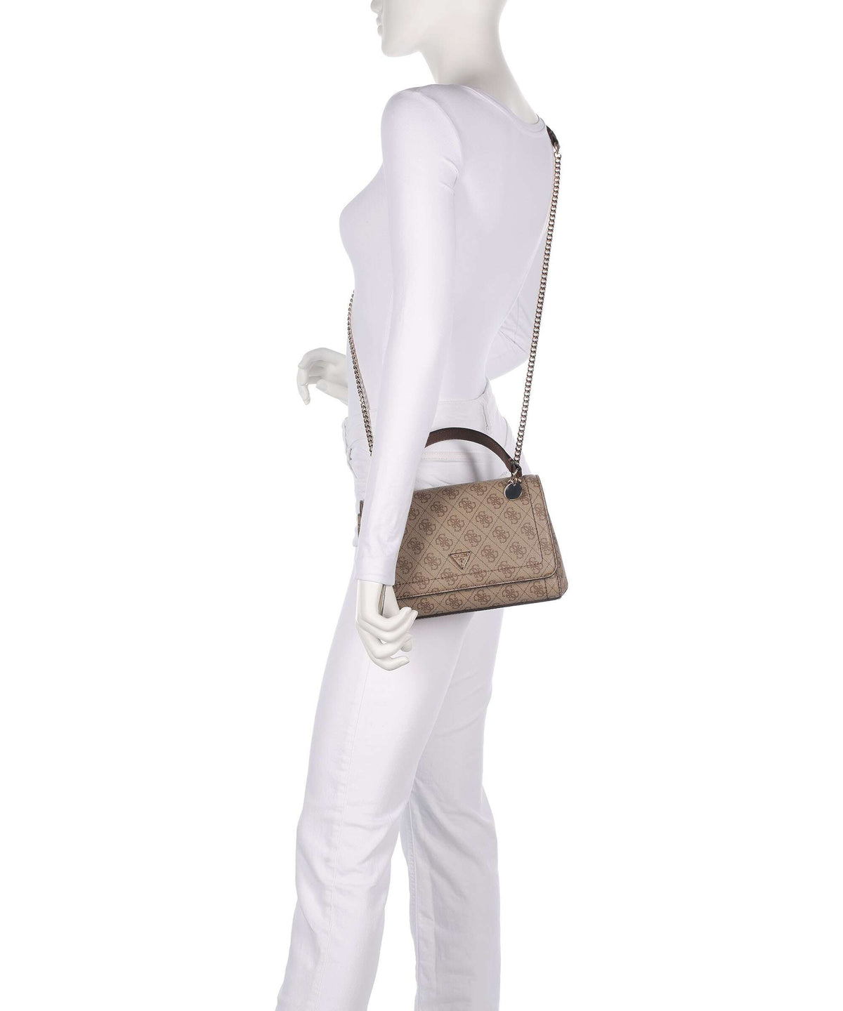 Guess Noelle Shoulder bag latte logo/brown