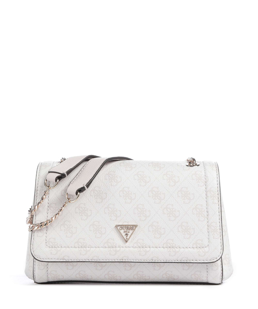 Guess Noelle Shoulder bag white logo