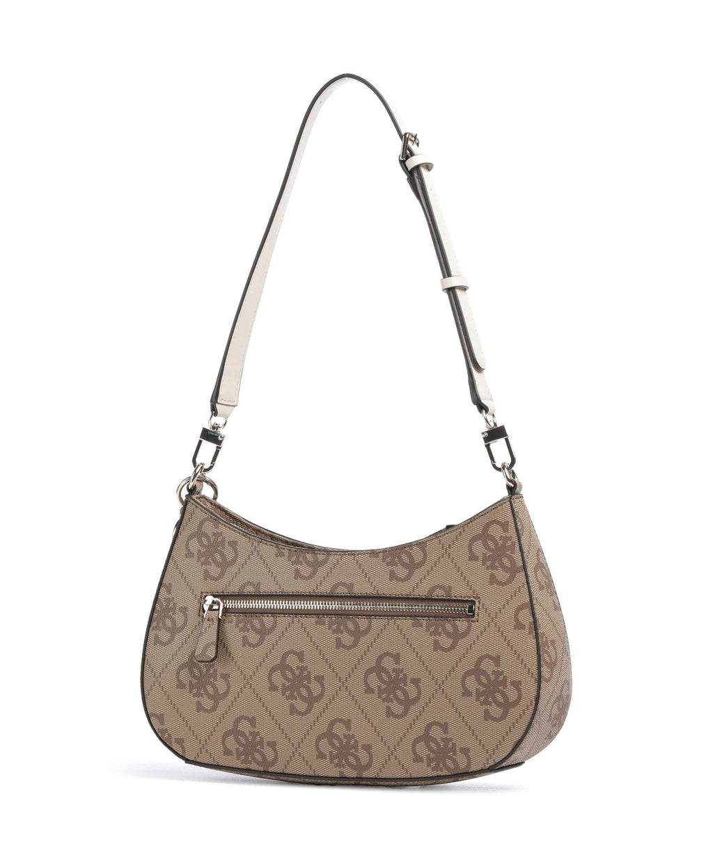 Guess Noelle 4G Logo Shoulder bag latte logo