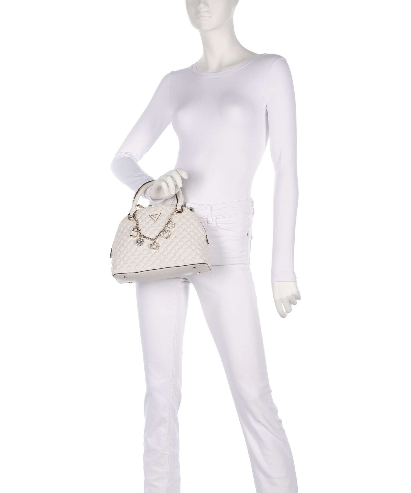 Guess Everlee Handbag offwhite