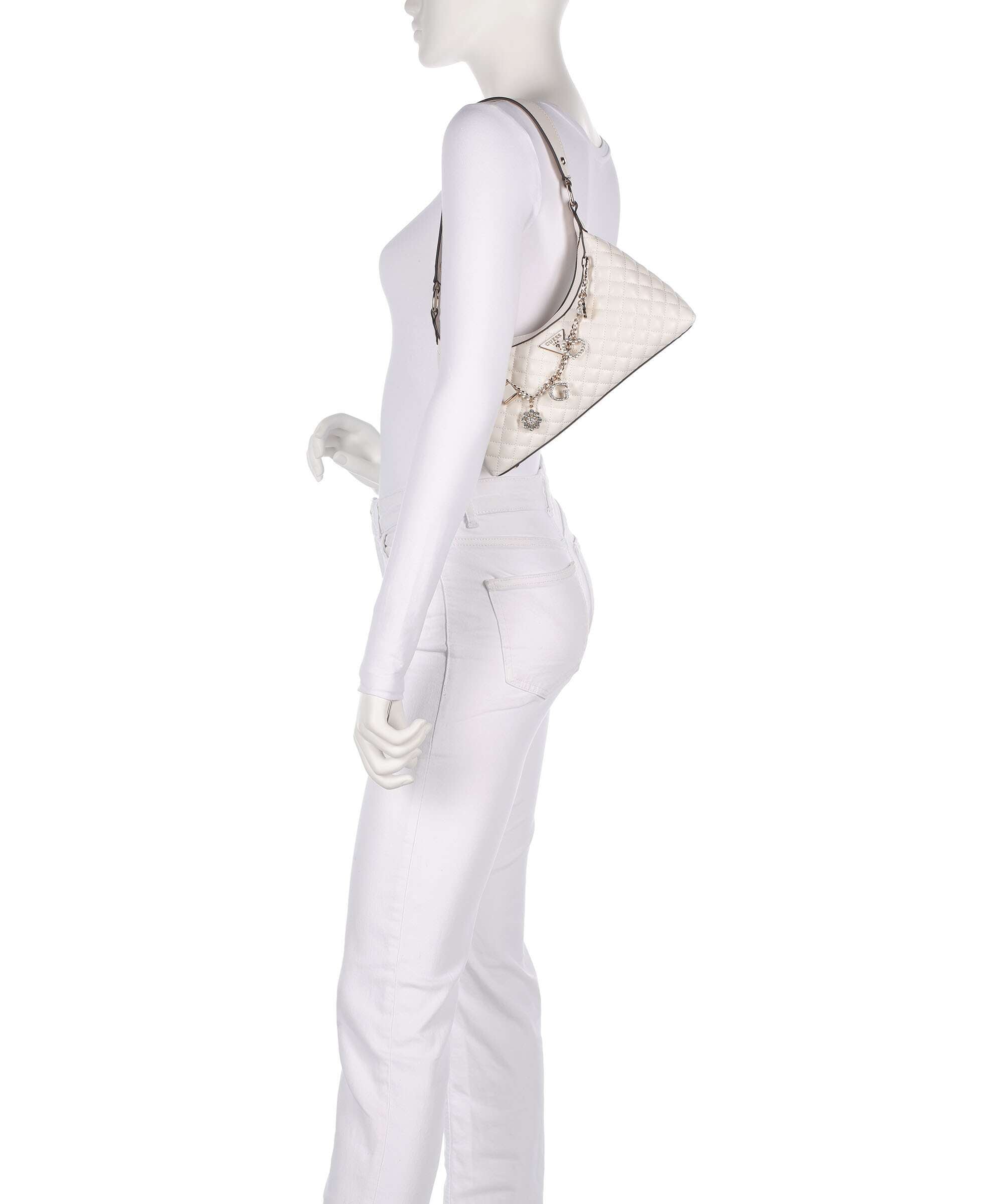 Guess Everlee Shoulder bag offwhite