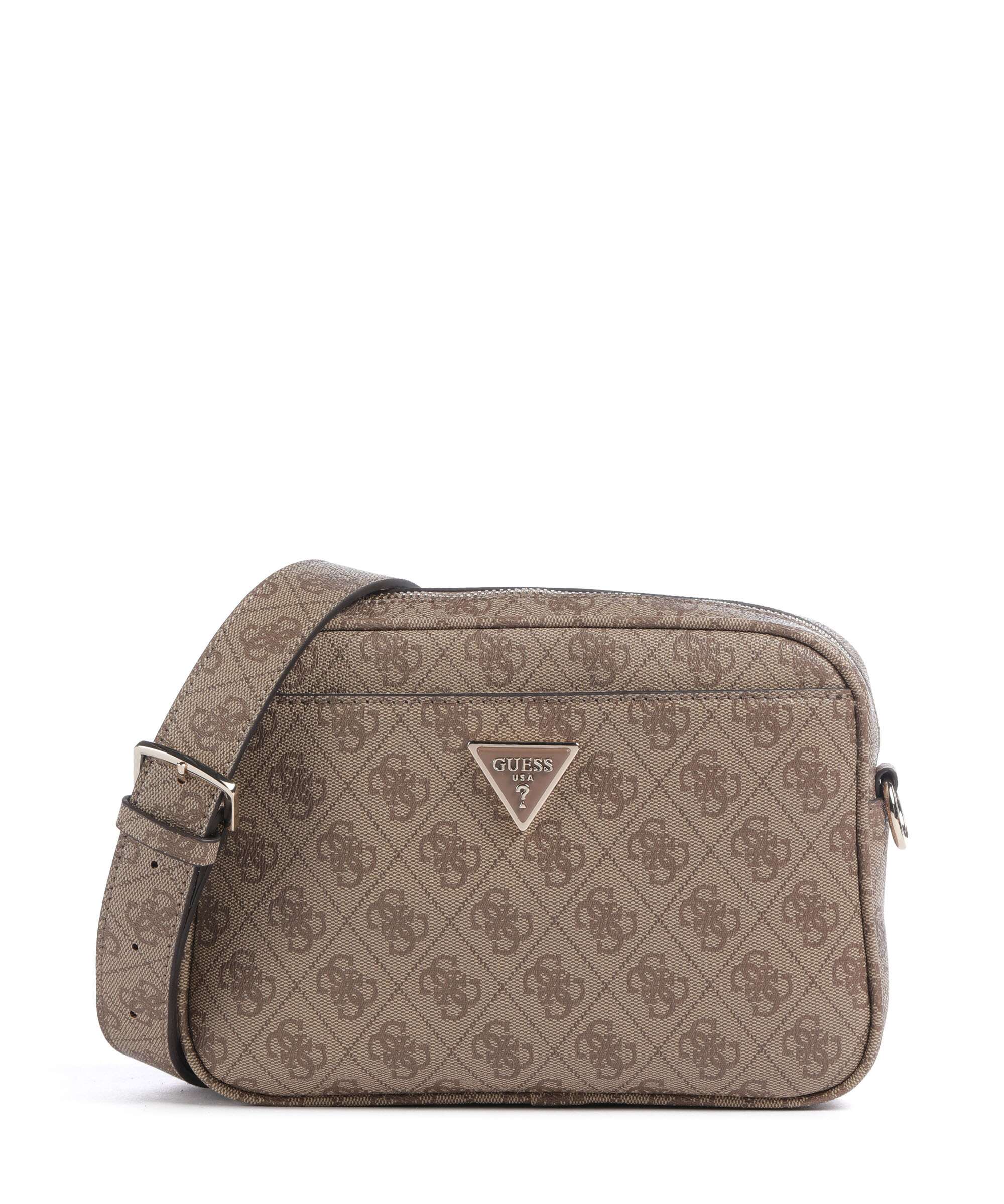 Guess Meridian Crossbody bag latte logo