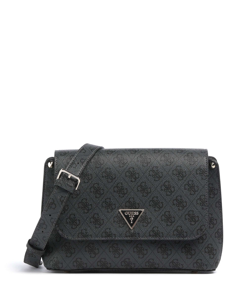 Guess Meridian Crossbody bag coal logo